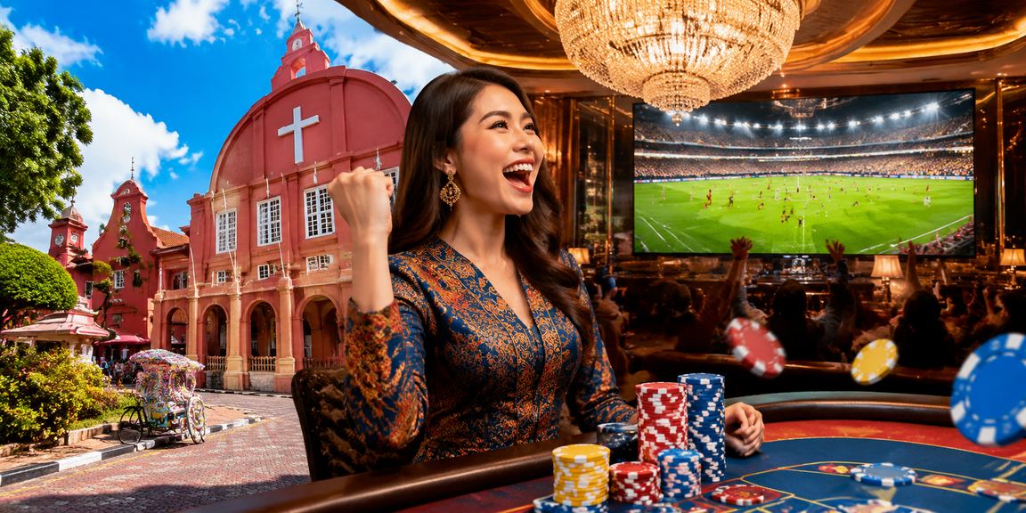 Taruhan bola sepak bermotif batik di Melaka
